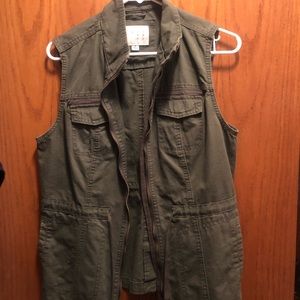 army green vest